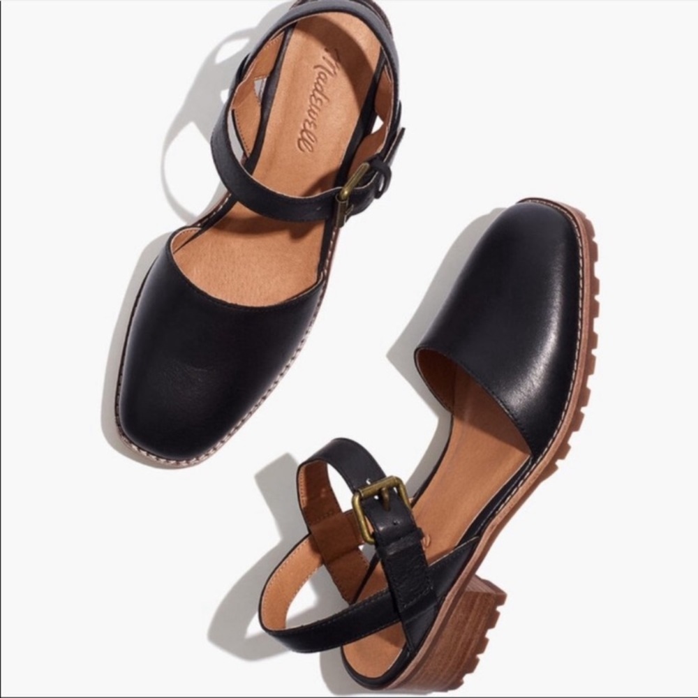 Madewell Claudie Lugsole Mary Jane size 9 1/2 black
